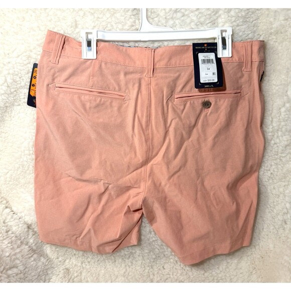 Margaritaville Mens Shorts 34 Waist 7" inseam Lobster Bisque UPF 30, Quick Dry - Picture 3 of 4